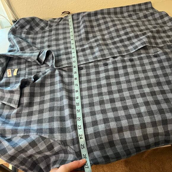 Johnnie-O Brian Blue Hangin Out Long Sleeve Button Down Shirt Men's Size XL - Picture 11 of 13